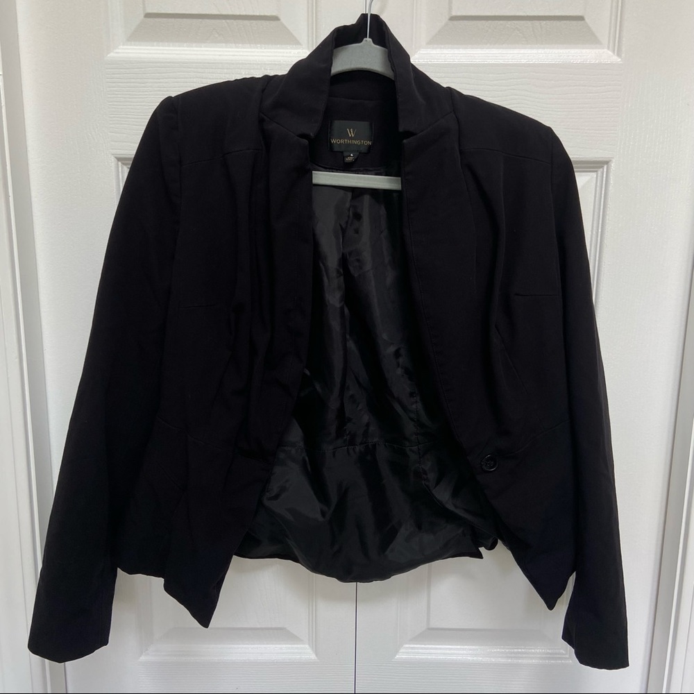 Black Worthington Suit Jacket / Blazer - Picture 1 of 4